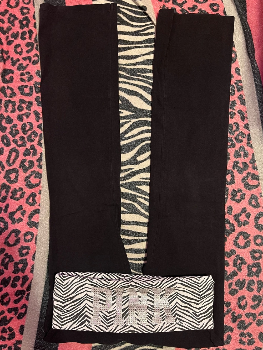Vintage PINK Victoria's Secret foldover leggings
